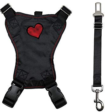 SmartPetLove Safe & Sound SH004 Hundegeschirr, Größe XL, Schwarz