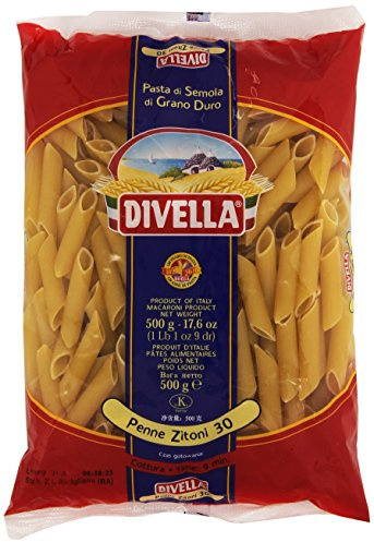 Divella - Penne Zitoni 30, Pasta di Semola di Grano Duro , 500 g