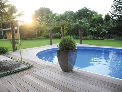 Aqualux Kit Piscine enterrée Ovale - 7.00 x 3.50 x 1.50 m