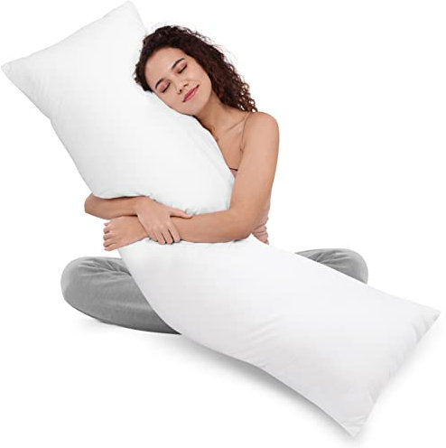 Utopia Bedding HX-LDS Deluxe Ultra Soft Body Pillow - 100% Cotton Cover with Soft Polyester Filling