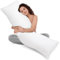 Utopia Bedding Ganzkörperkissen für Erwachsene (weiß, 50,8 x 137,2 cm), langes Kissen zum Schlafen, großer Kisseneinsatz für Seitenschläfer