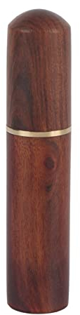 Boîte à cure-dent en Bois à main Porte étui cure-dent Housse de capsule Portable (Material : Rosewood)