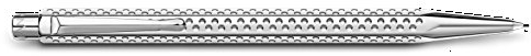 Druckbleistift HG mm – Caran d 'Ache – Ecridor Golf, palladium-coated + große Gravur Bereich
