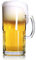 BaveL Extra großer Bierkrug mit Griff, 1 Liter deutscher Bierkrug