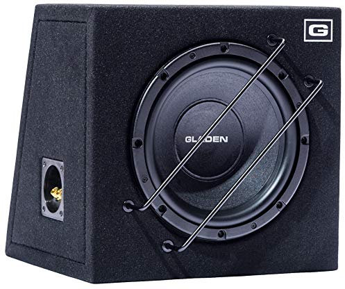 Gladen Zero 10 PRO S - 25cm Subwoofer im 22L geschlossenen MDF Gehäuse - 400 Watt RMS Belastbarkeit - 4 Ohm Impedanz