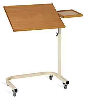 Nordic Beistelltisch NORDIC Buche mit Seitenablage Laptop Tisch