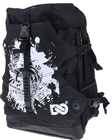 CUTICATE Inline Rollschuh Rucksack, Skateboard Tasche Rollschuhe Schultertasche - Schwarz A