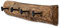 levandeo Garderobe Holz Teak L50cm Hakenleiste Recyclingholz Wanddeko Teakholz Deko 4 Haken Natur Wanddeko