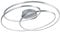 Trio Leuchten LED Deckenleuchte Gale 673918007, Metall Nickel matt, inkl. 50 Watt, Switch Dimmer