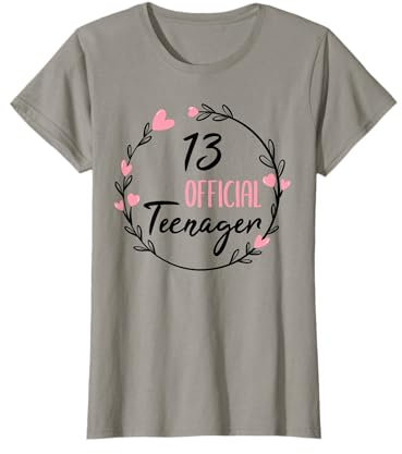 13. Geburtstag Mädchen 13 Jahre Teenager Geburtstag Geschenk T-Shirt