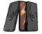 MRSTER Realme 6 Pro Hülle 360 Grad Drehbar Ringhalter Cover TPU Handyhülle 2 In 1 Plastic Silicone Case Heavy Duty Schutz Hybrid Stoßfest Schutzhülle für Realme 6 Pro. HB Black