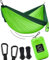 Hängematte Camping - Hängematte 2 Personen, Ultraleichte Outdoor Hängematte, Perfektes Camping Geschenke, Camping Hängematte Outdoor mit 2 Premium Baumgurten + 2 Karabiner