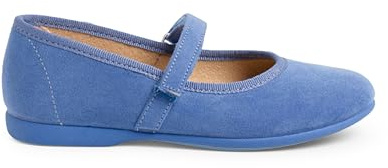 Pisamonas Mädchen Riemchenballerinas Aus Serratex Mit Klettverschlussriemen Größe 31 Farbe Stewardessenblau