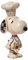 Enesco Figura de Snoopy Chef - Peanuts de Jim Shore