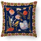 Doge Milano Kissen mit Digitaldruck, 100% Made in Italy, Dekoratives Sofakissen, abnehmbar und waschbar, Hermes - Modell Lisha, 40x40x5 cm