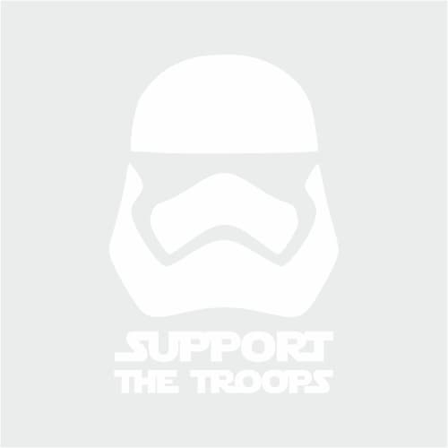 tradercat Auto Aufkleber Star Wars Storm Trooper - 10cmx15 cm - Sticker für alle Oberflächen - Fenster, Seitenspiegel, Heckscheibe, Motorhaube, Fahrzeug – mit Anleitung