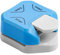 3 Way Corner Rounder Punch, 4mm,7mm,10mm,3 in 1 Corner Cutter Corner Paper Punch for Card Making Scrapbooking Paper Craft (blue)