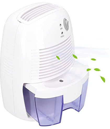 Mini USB Deumidificatore Assorbitore di Umidità Macchina Rimuove Umidità Umidità Protezione Automatica Silenzioso Essiccatore Elettrico per Camera da Letto Bagno Garage Armadio Cucina