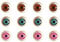Ciieeo Gabys Dollhouae 30PCS Doll Eyeballs Simulated Round Eyeballs Realistic Acrylic Eyes for Halloween Resin Cartoon Fake Eyes for DIY Doll Hallowwen Props Craft Toys