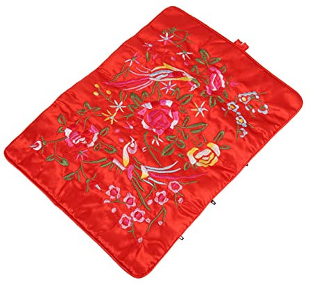Cabilock Rollen Halskette Reiseorganisator Schmuck Reiseveranstalter Schmuckaufbewahrung Reise Badezimmertasche Schmuck Organizer Reisezubehör Reise-schmuck-Organizer Tragen Frau Ring