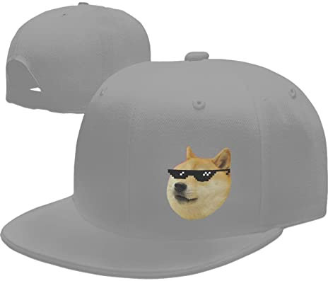 803 Baseballkappe Herr Doge Meme Hund Sonnenmütze Mit Schweißband Snapback Mütze Mode Basecap Kappe, Für Reisen, Sport, Frauen