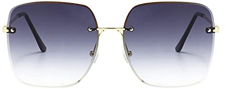 Vuncio Outdoor Mode Mann Frauen Runde Polarisierte No Border Brille Sonnenbrillen Shades Ideal für Travel Shopping Fernbrille Damen