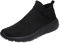 Stivali Uomo Stivali Uomo Alti Neri Scarpe Uomo Tela estive Scarpe Uomo estive Sneakers Tela Nero-3 14.99