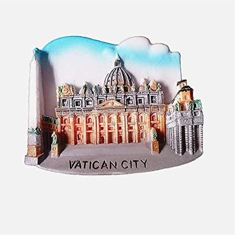 Fridge Magnet,Magnets Refrigerator, refrigerator decorations,Vatican City Rome Italy 3D Fridge Magnet,Home &Magnetic Sticker Vatican City Italy Collection