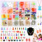 Oneroomone Bubble Tea Perlen Anhänger Set, Anhänger Für Armbänder, Ohrringe Selber Machen, Herstellung Von Anhängern Für Mädchen Bonbon-Anhänger Für Ohrringe, Armband, Halskette Und Handwerk DIY