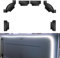 Brackets Set Compatible with 55 in 65 in 75 in Philips Hue Play Gradient Light Strip, Hue Light Strip Brackets Kit, Long-Wearing Led Strip Mounting Clips Holder Set, for Flat and Non Flat Back of TV