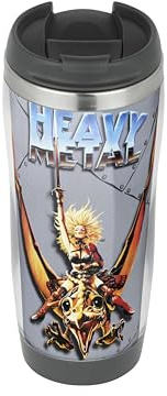 Green Listing LTD Heavy Metal Movie 1981 - Travel Mug, Thermal Insulated Cup for Hot and Cold Beverages Drinks