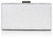 MICHELLE MOON - Elegante Damen-Clutch für Hochzeiten, Partys und Events | Clutch mit Kette Schultergurt, ideal als elegante Damenhandtasche mit Glitzer oder Handtasche für besondere Anlässe, Silber -