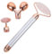 HAPINARY 1 Masseur de jade rouleau massage poele jade Rouleau masseur électrique 3D rouleau facial vibrant fournitures de massage du visage masseur à rouleaux pour le visage