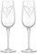Colorfamily Set di 2 Calici Flute da Champagne Personalizzati con Incisione Iniziali Cuore, Regalo Matrimonio Anniversario per Coppia