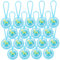 IWOWHERO 100st Glocken Dekoration Kinderspielzeug Babyspielzeug Kleine Glöckchen Zum Basteln Glocken Hängende Verzierung Miniatur-glocken-ornamente Mini-spielzeug Mini-glocken Harz Blue