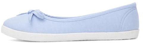 Lilley Patsy Womens Blue Ballerina Canvas - Size 6 UK - Blue