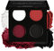 Afflano Goth Red Eyeshadow Palette di Ombretti Bianco Nero Rosso Ombretto Ultra Pigmentato Intensivo Metallico Fumoso Opaco e Satinato Rosso Glitter Ombretto Palette Halloween Gothic Clown Makeup