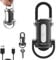 1200LM Super Bright Mini Keychain Flashlight Waterproof, Lumilink Mini Flashlight, Rechargeable LED Keychain Torch, High Lumens EDC Pocket Flashlights for Hiking, Camping (Black)