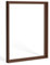 Haak Schattenfugenrahmen Lico 40x60cm Braun (matt) Selbstmontage Bausatz DIY