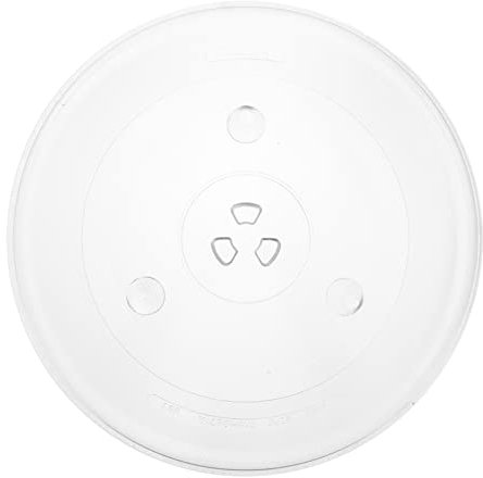 Luxshiny Plato de Vidrio para Microondas y Horno Repuesto para Turntable y Compatible con Múltiples y para Cocción