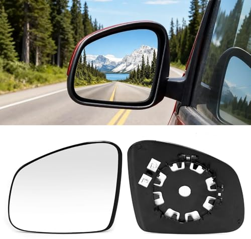 TTCR-II Spiegelglas Kompatibel mit Smart Fortwo/Forfour/Renault Twingo III | Fortwo C453 Ersatzspiegel Fahrerseite Beheizbar Forfour W453 Außenspiegel Twingo III 2015-2019 Aussenspiegel-Links