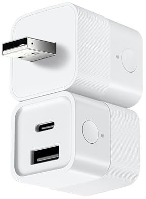 Haozee USB/Type-C Zigbee Smart USB Adaptador, requiere Zigbee Hub | Ayuda Home Assistent Zigbee2mqtt, control remoto de aplicación, función de temporizador