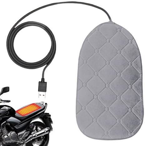 Zuasdvnk Für Motorradsattel, Beheizt Wasserdicht, Einstellbare Heizung Für Motorradsattel, Für Scooter Snowmobile Fahren Winter Motorradfahrer