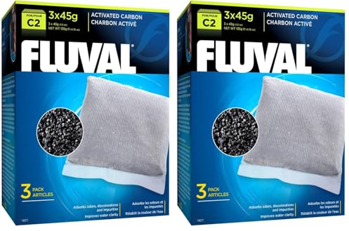 FLUVAL FL C2 Carbon, 110x120mm Sachet (Pack of 2)