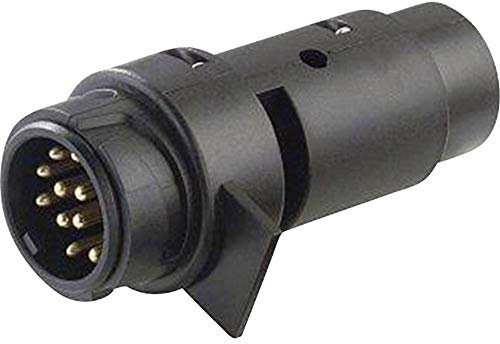 SecoRüt Fiche combinée 30200 [Fiche 13 broches, fiche 7 broches – Prise 13 broches, prise 7 broches] Plastique ABS