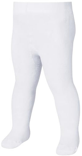 Playshoes Unisex Kinder Thermo-strumpfhose Warme Strumpfhose, Weiß, 98-104 EU