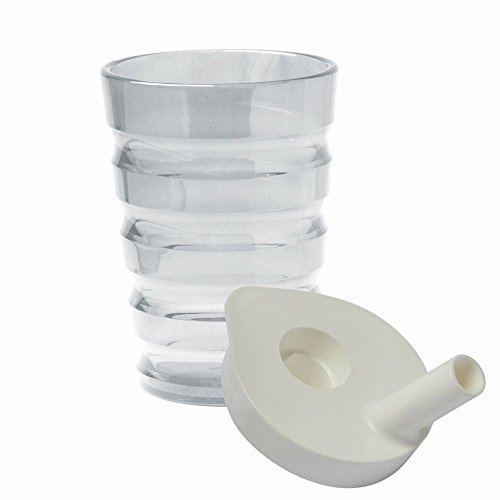 NRS Clear Easy Grip Beaker Cup and Lid, 200 ml
