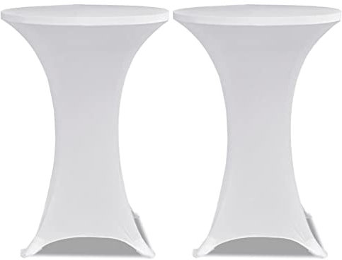 vidaXL 2X Stehtischhusse Ø70cm Stretch Stehtisch Bistrotisch Stehtischhussen