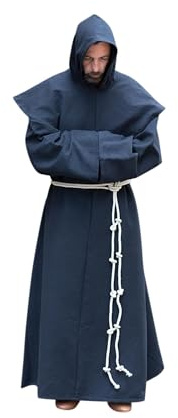 Burgschneider - Mönchskutte Benediktus - Kleidung für Larp, Mittelalter, Cosplay und Fantasy