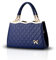 Nicole&Doris Damen Handtaschen Neue Frauen Handtaschen Neue Umhängetasche Lackleder Shell Schultertasche Henkeltaschen Tasche für Frauen Saphir
